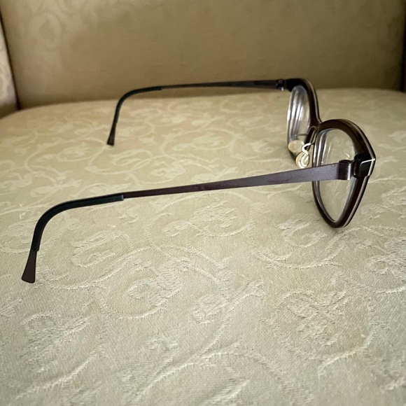 Lindberg No 093 Made In Denmark Eyeglasses Full Rim Cat Eye Eyeglasses - Picture 2 of 12